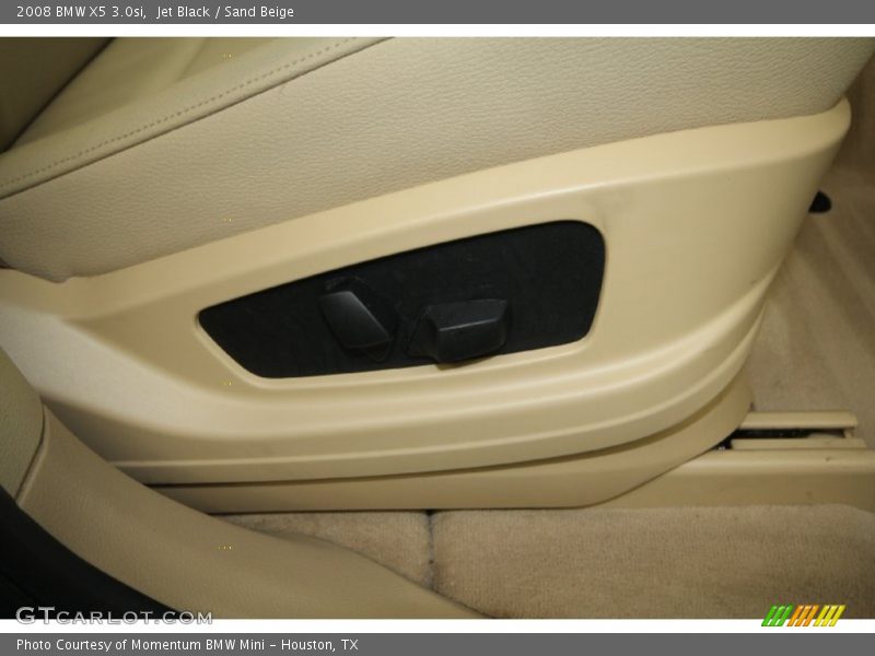 Jet Black / Sand Beige 2008 BMW X5 3.0si