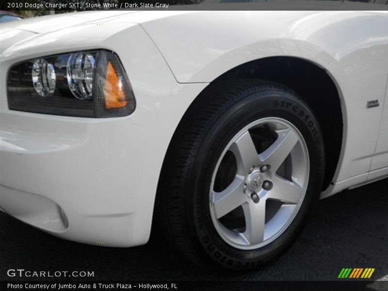 Stone White / Dark Slate Gray 2010 Dodge Charger SXT