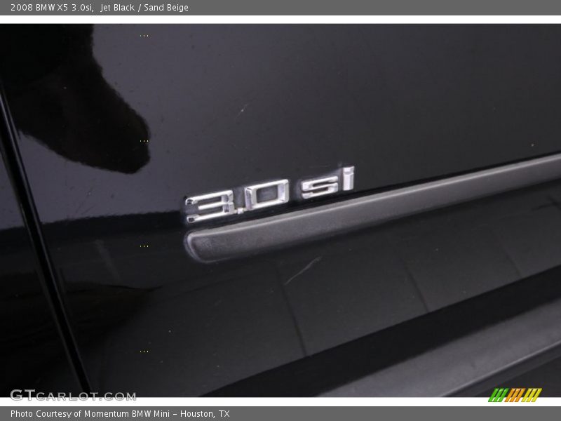Jet Black / Sand Beige 2008 BMW X5 3.0si