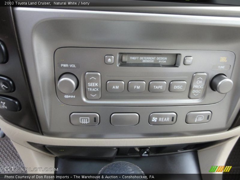 Natural White / Ivory 2003 Toyota Land Cruiser