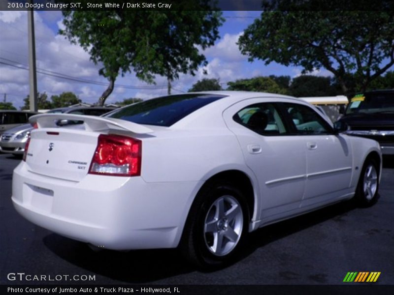 Stone White / Dark Slate Gray 2010 Dodge Charger SXT