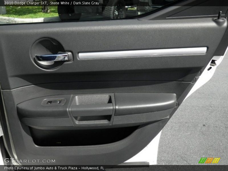 Stone White / Dark Slate Gray 2010 Dodge Charger SXT