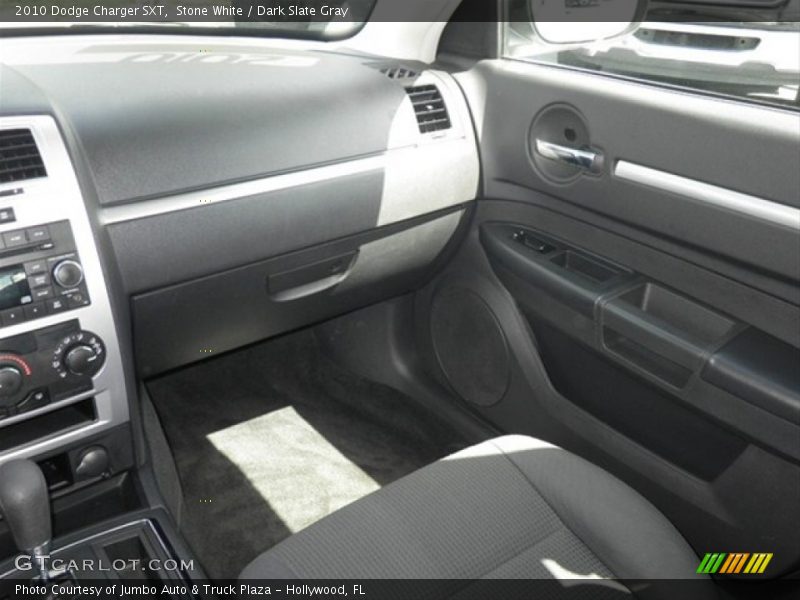 Stone White / Dark Slate Gray 2010 Dodge Charger SXT