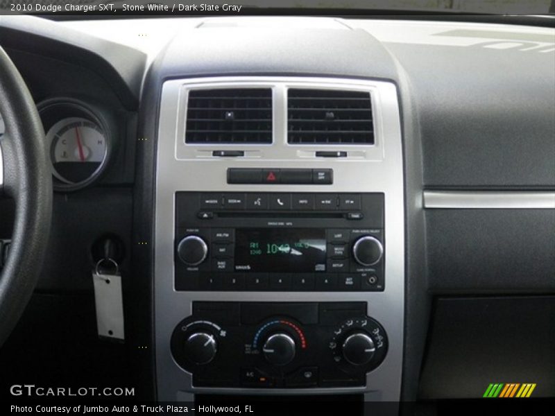 Stone White / Dark Slate Gray 2010 Dodge Charger SXT