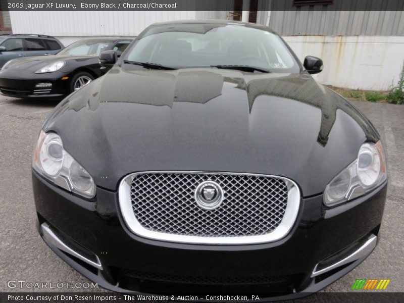 Ebony Black / Charcoal/Charcoal 2009 Jaguar XF Luxury