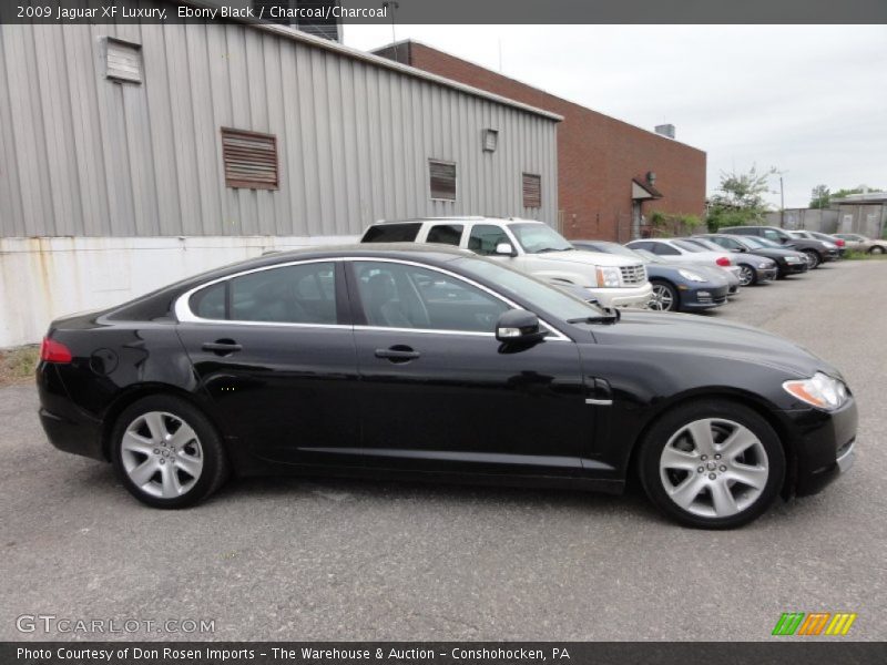 Ebony Black / Charcoal/Charcoal 2009 Jaguar XF Luxury