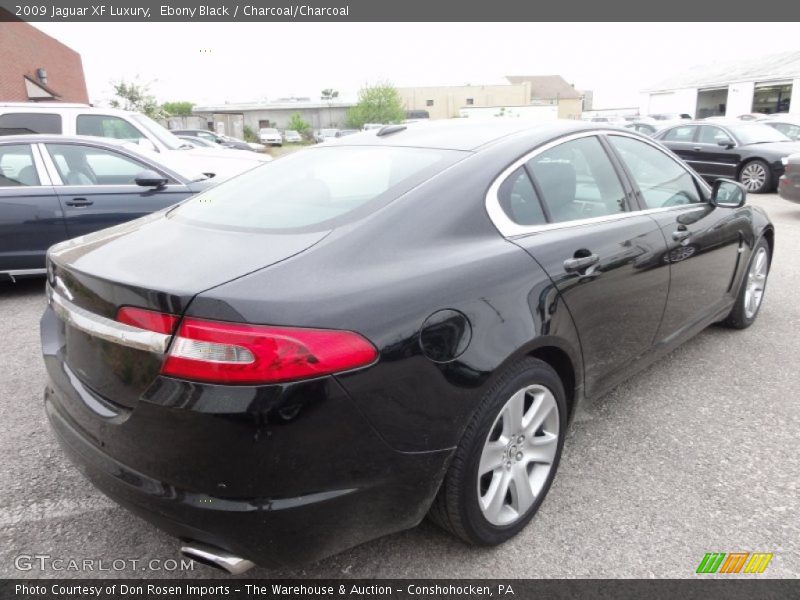 Ebony Black / Charcoal/Charcoal 2009 Jaguar XF Luxury