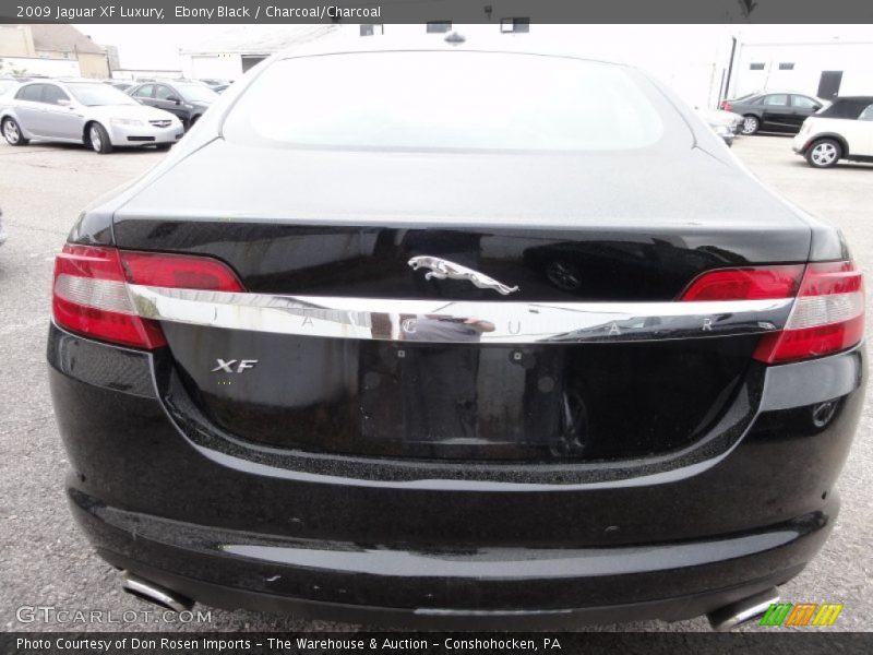Ebony Black / Charcoal/Charcoal 2009 Jaguar XF Luxury