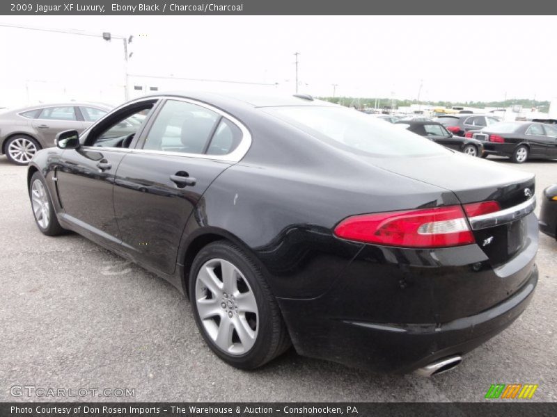 Ebony Black / Charcoal/Charcoal 2009 Jaguar XF Luxury