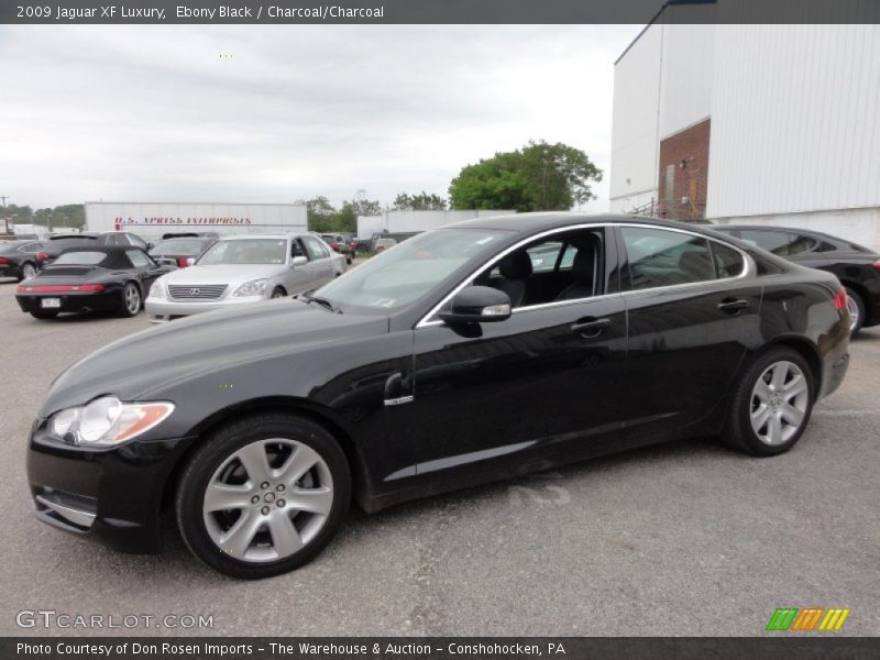 Ebony Black / Charcoal/Charcoal 2009 Jaguar XF Luxury