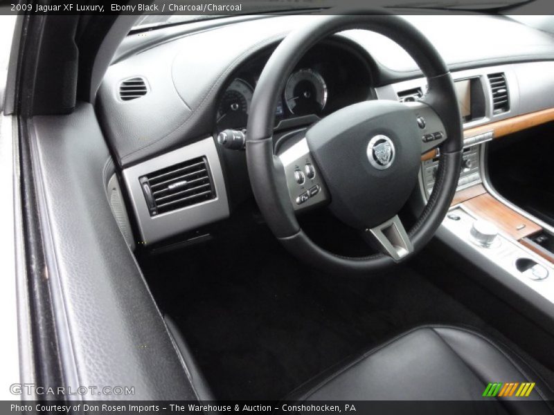 Ebony Black / Charcoal/Charcoal 2009 Jaguar XF Luxury