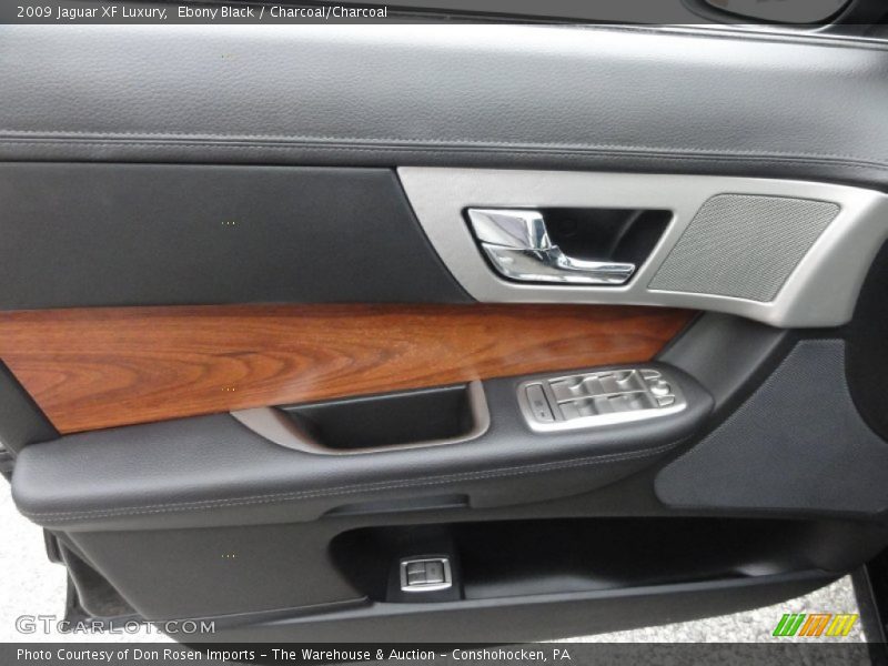 Ebony Black / Charcoal/Charcoal 2009 Jaguar XF Luxury