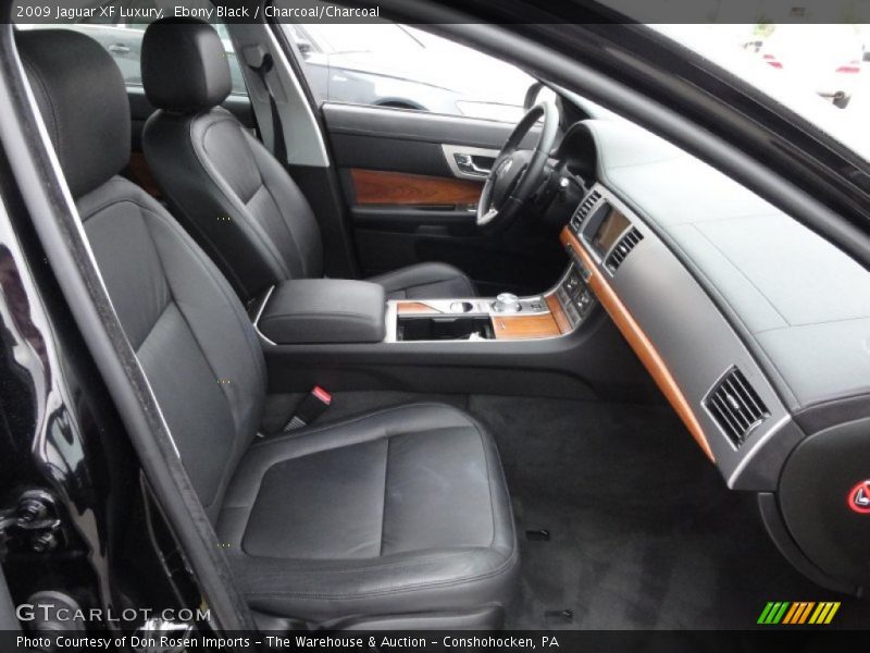 Ebony Black / Charcoal/Charcoal 2009 Jaguar XF Luxury