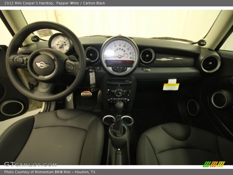 Pepper White / Carbon Black 2012 Mini Cooper S Hardtop