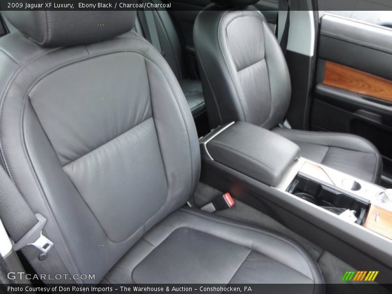 Ebony Black / Charcoal/Charcoal 2009 Jaguar XF Luxury