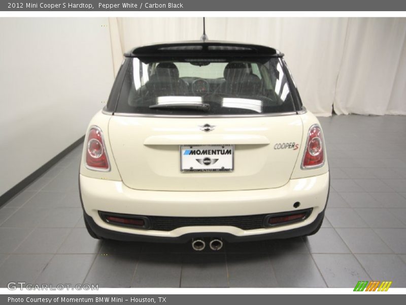Pepper White / Carbon Black 2012 Mini Cooper S Hardtop