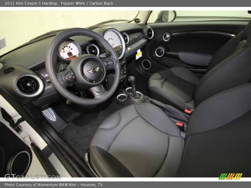 Pepper White / Carbon Black 2012 Mini Cooper S Hardtop