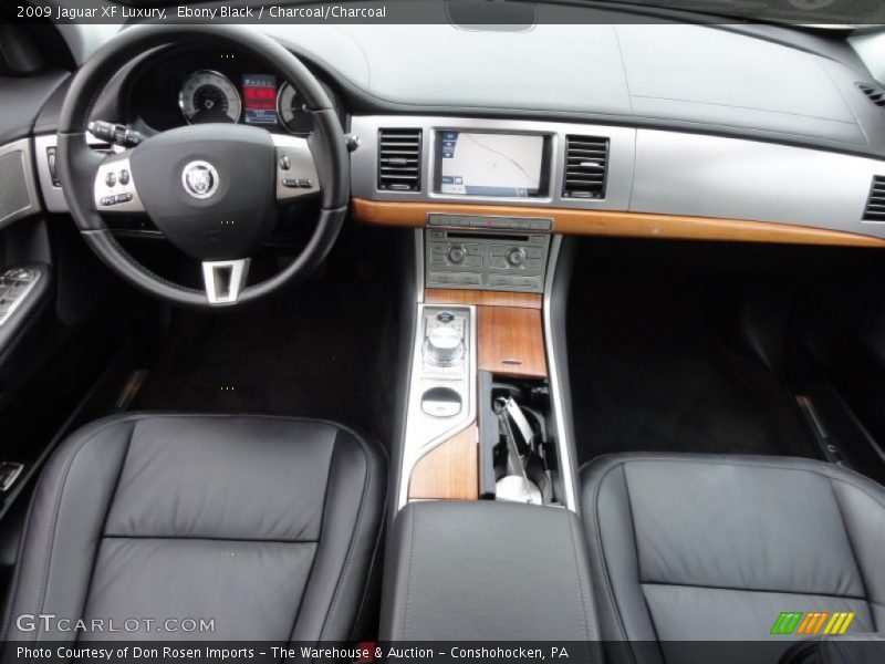 Ebony Black / Charcoal/Charcoal 2009 Jaguar XF Luxury