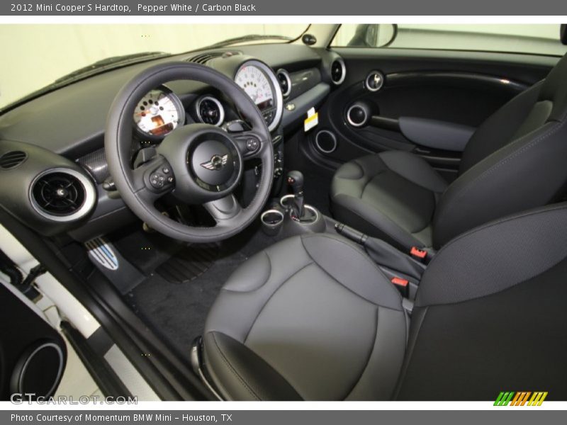 Pepper White / Carbon Black 2012 Mini Cooper S Hardtop