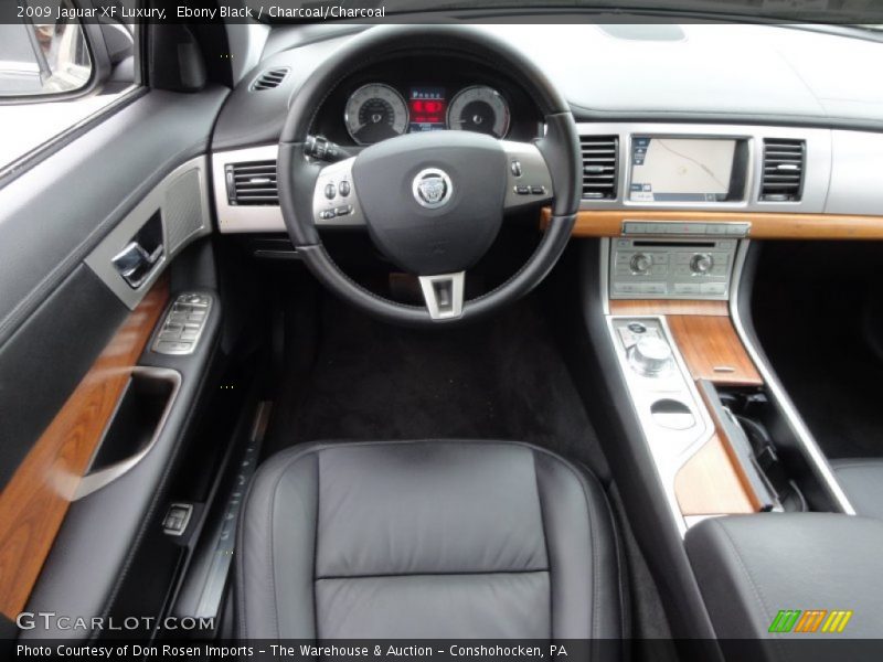 Ebony Black / Charcoal/Charcoal 2009 Jaguar XF Luxury