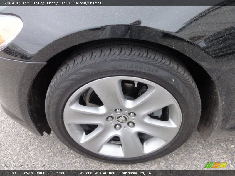 Ebony Black / Charcoal/Charcoal 2009 Jaguar XF Luxury