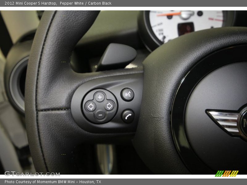 Pepper White / Carbon Black 2012 Mini Cooper S Hardtop