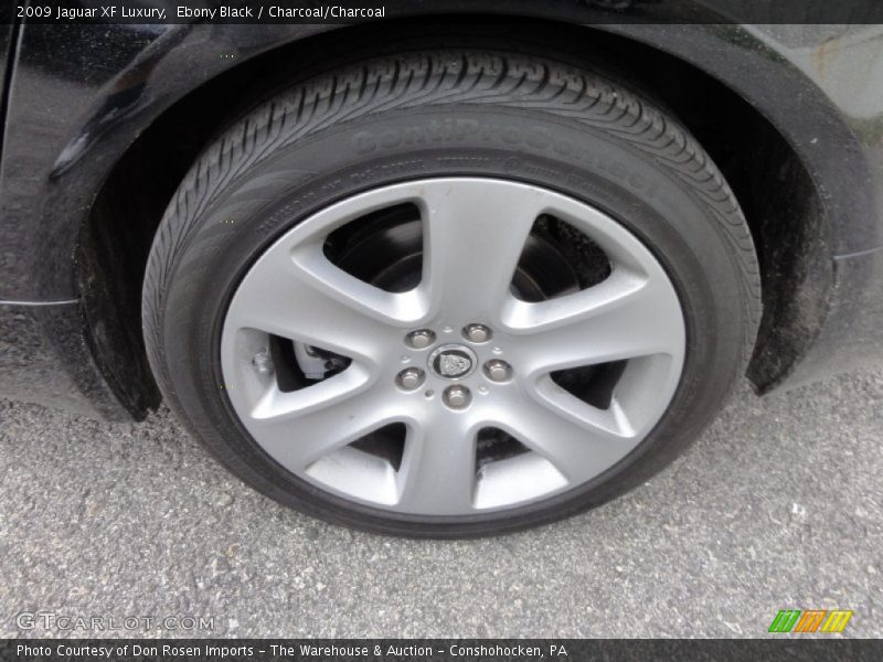 Ebony Black / Charcoal/Charcoal 2009 Jaguar XF Luxury