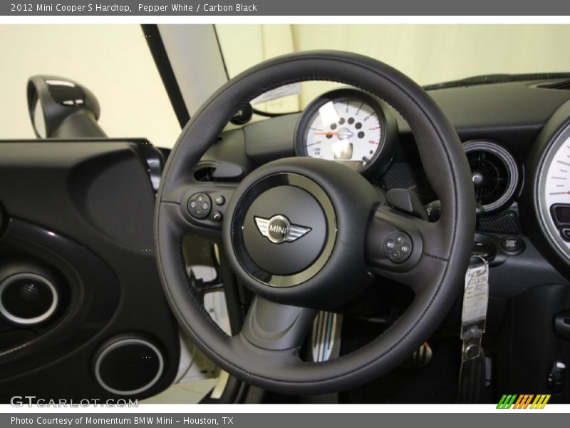 Pepper White / Carbon Black 2012 Mini Cooper S Hardtop