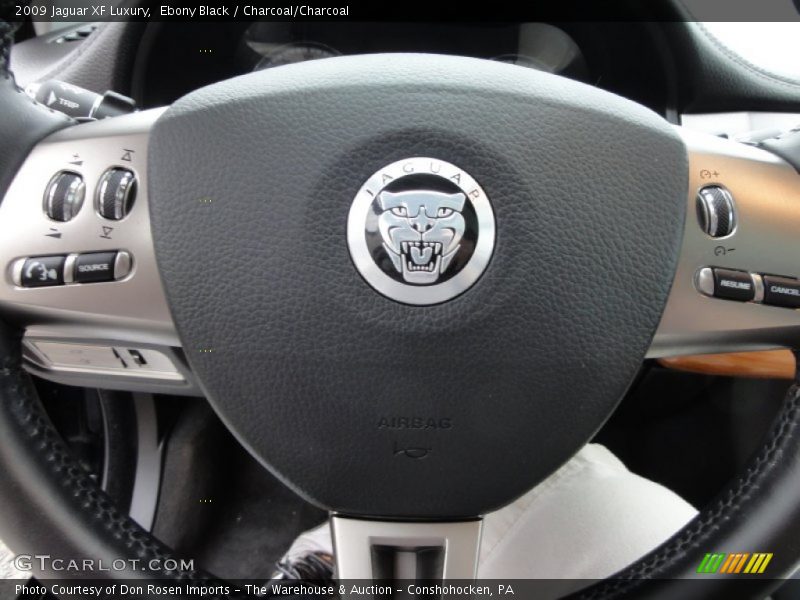 Ebony Black / Charcoal/Charcoal 2009 Jaguar XF Luxury