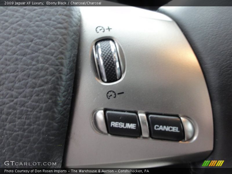Ebony Black / Charcoal/Charcoal 2009 Jaguar XF Luxury