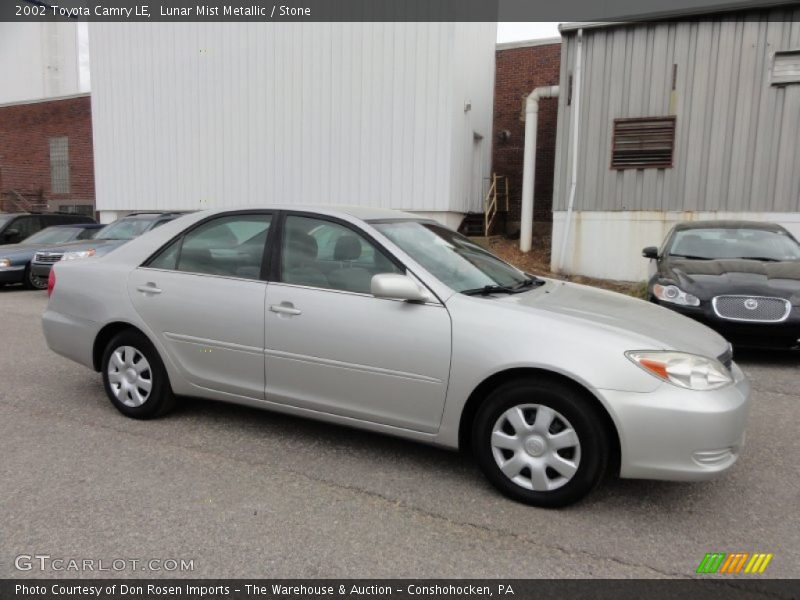 Lunar Mist Metallic / Stone 2002 Toyota Camry LE