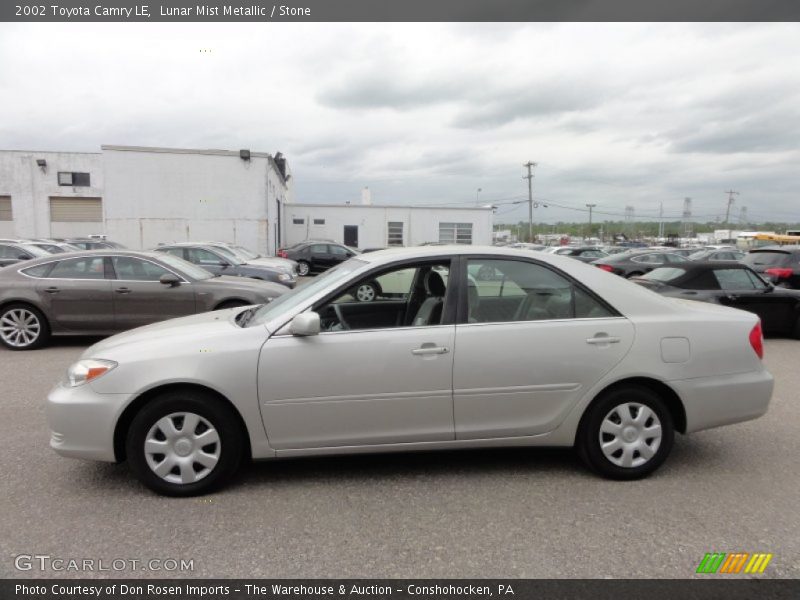 Lunar Mist Metallic / Stone 2002 Toyota Camry LE