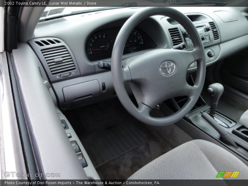 Lunar Mist Metallic / Stone 2002 Toyota Camry LE