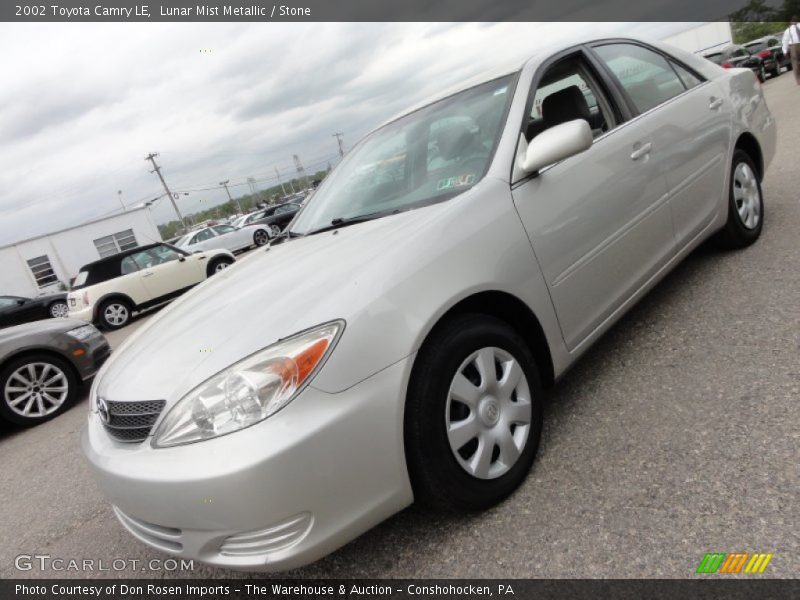 Lunar Mist Metallic / Stone 2002 Toyota Camry LE
