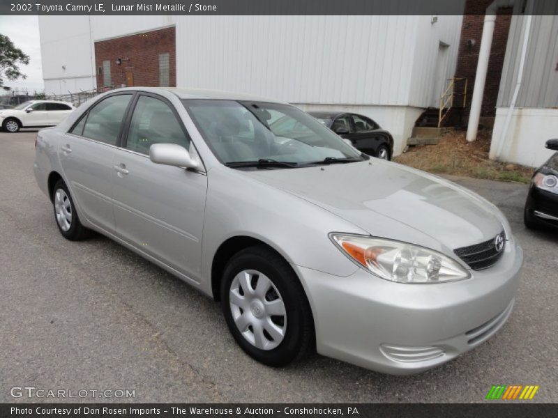 Lunar Mist Metallic / Stone 2002 Toyota Camry LE