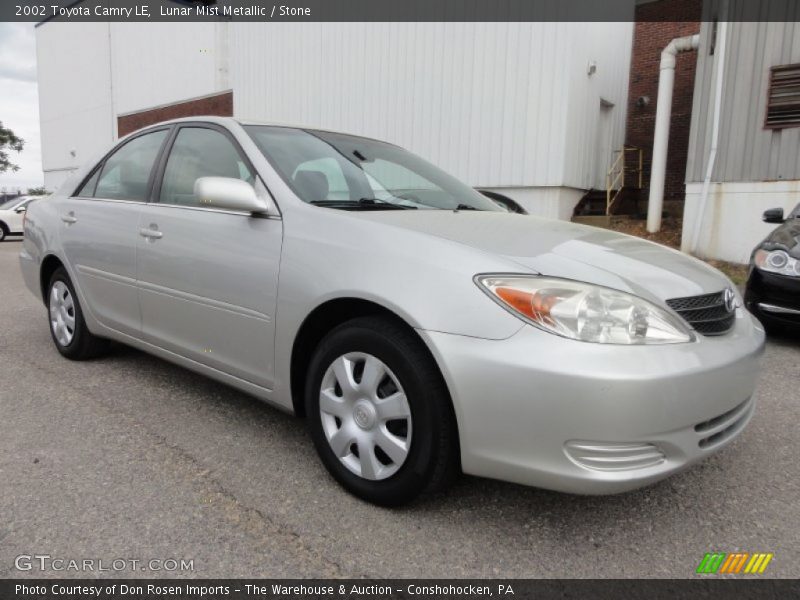 Lunar Mist Metallic / Stone 2002 Toyota Camry LE