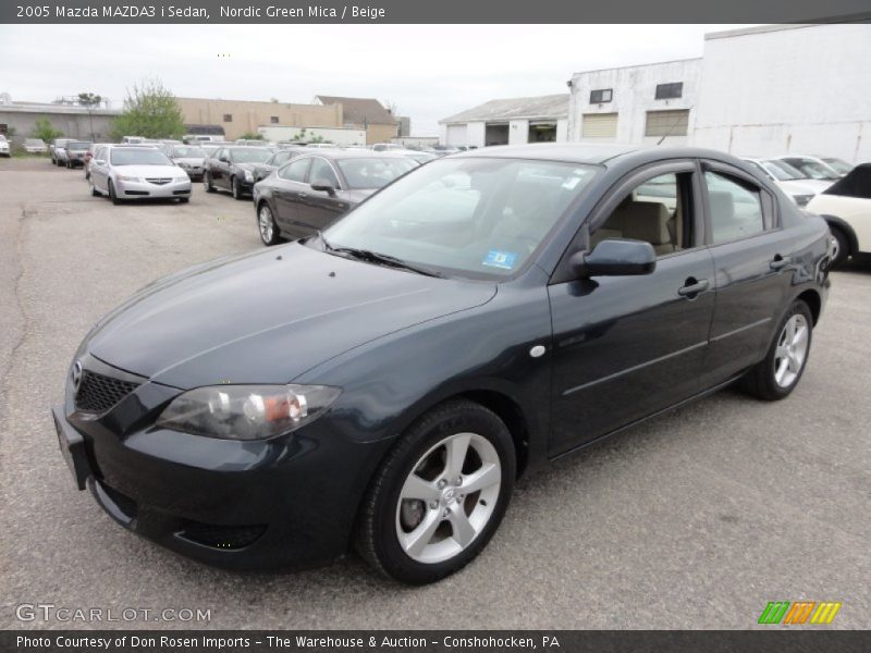 Nordic Green Mica / Beige 2005 Mazda MAZDA3 i Sedan