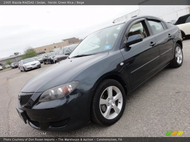 Nordic Green Mica / Beige 2005 Mazda MAZDA3 i Sedan