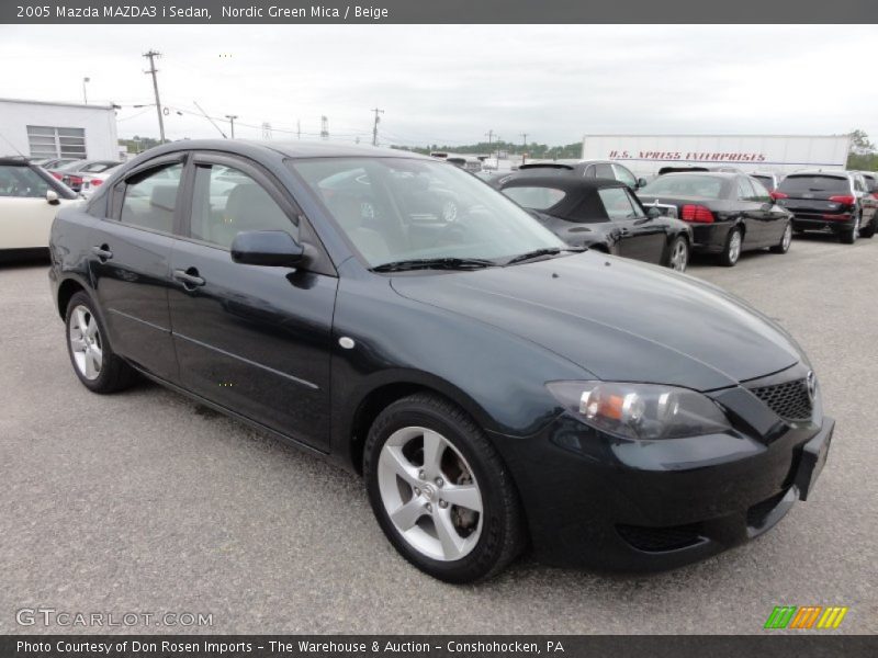 Nordic Green Mica / Beige 2005 Mazda MAZDA3 i Sedan