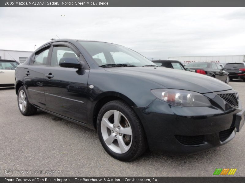 Nordic Green Mica / Beige 2005 Mazda MAZDA3 i Sedan