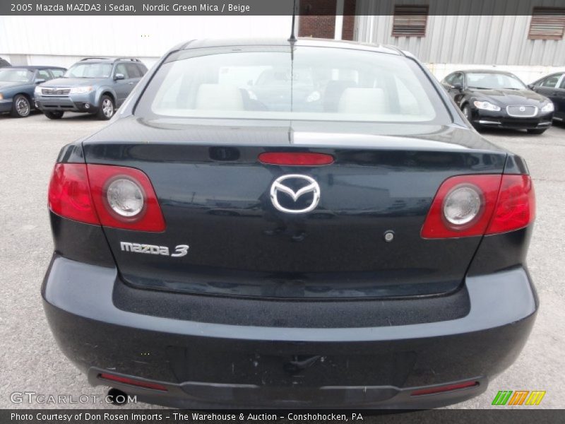 Nordic Green Mica / Beige 2005 Mazda MAZDA3 i Sedan