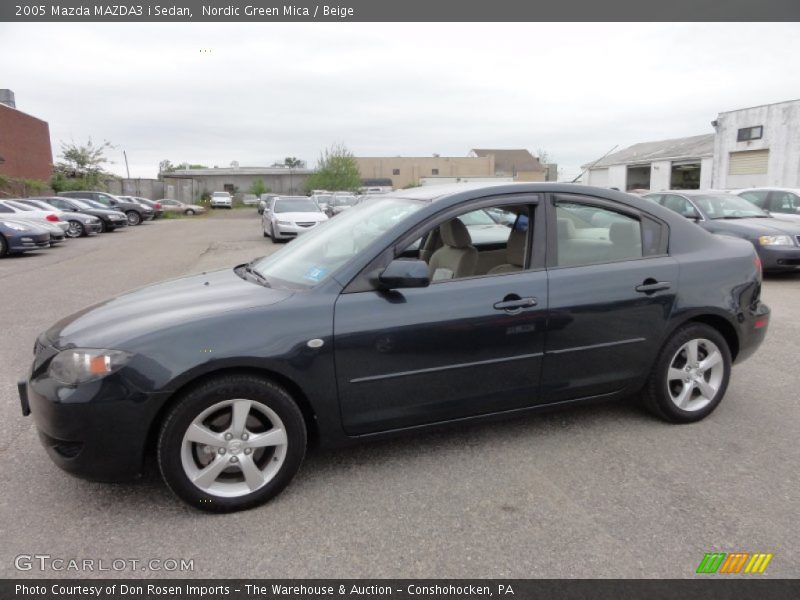 Nordic Green Mica / Beige 2005 Mazda MAZDA3 i Sedan