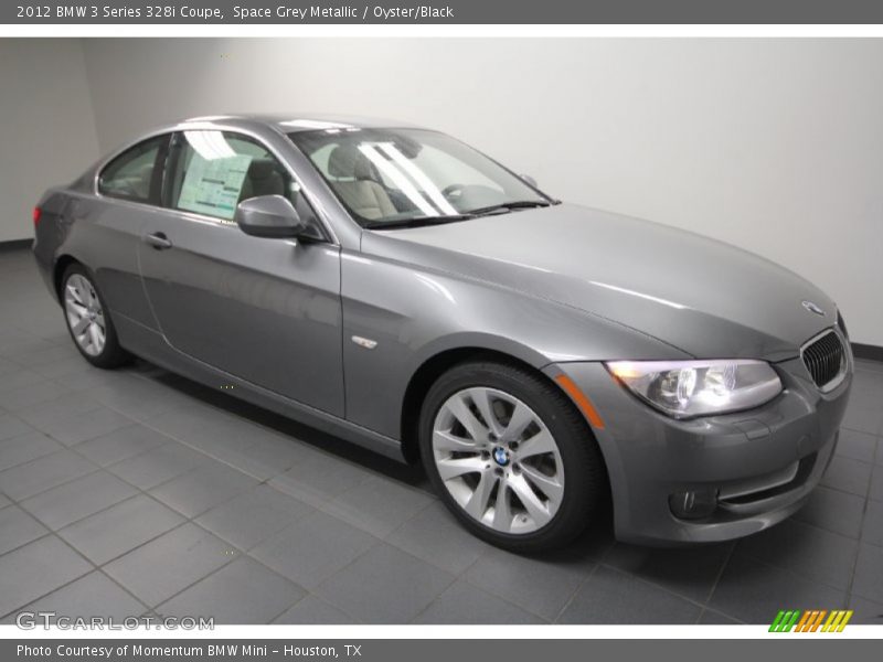 Space Grey Metallic / Oyster/Black 2012 BMW 3 Series 328i Coupe