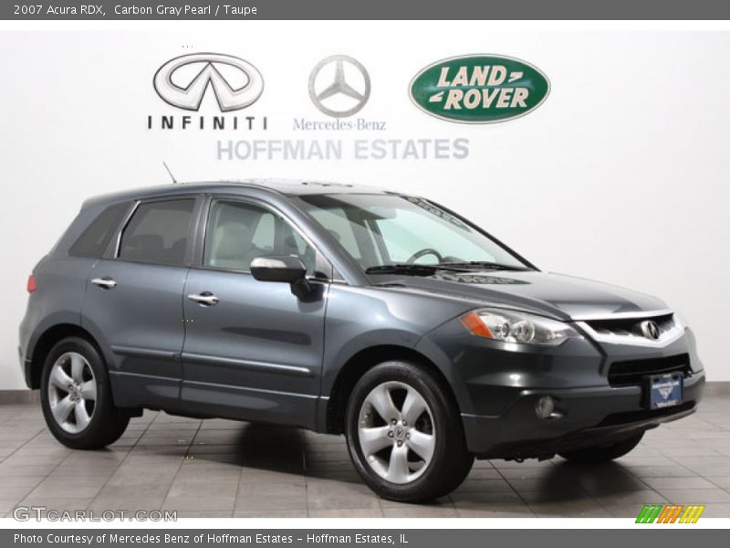 Carbon Gray Pearl / Taupe 2007 Acura RDX
