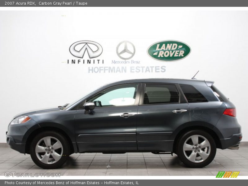 Carbon Gray Pearl / Taupe 2007 Acura RDX