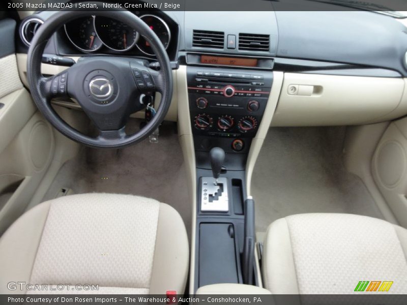 Nordic Green Mica / Beige 2005 Mazda MAZDA3 i Sedan