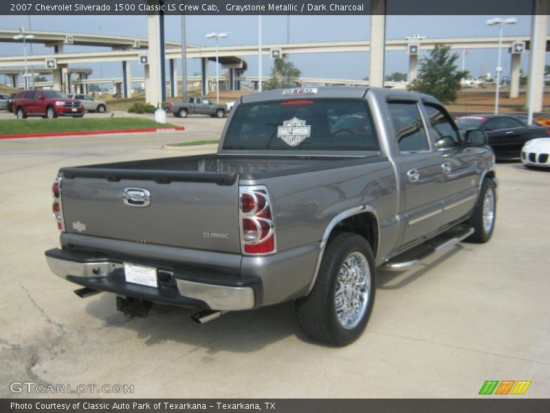 Graystone Metallic / Dark Charcoal 2007 Chevrolet Silverado 1500 Classic LS Crew Cab