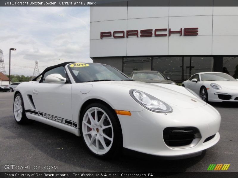  2011 Boxster Spyder Carrara White