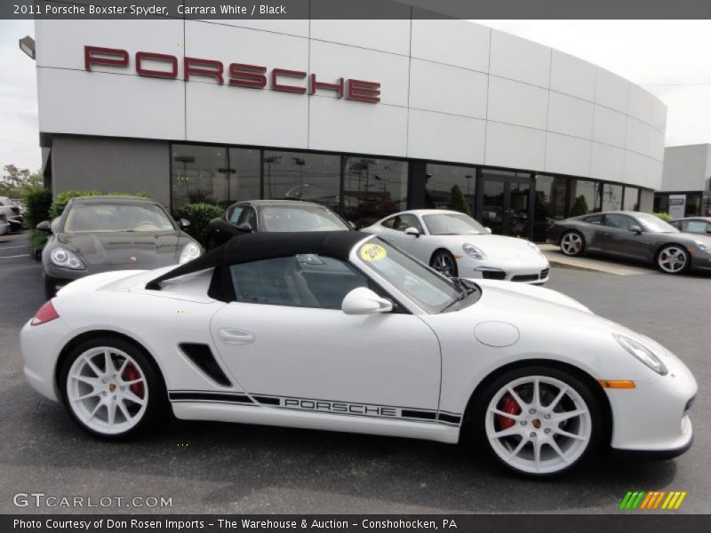  2011 Boxster Spyder Carrara White