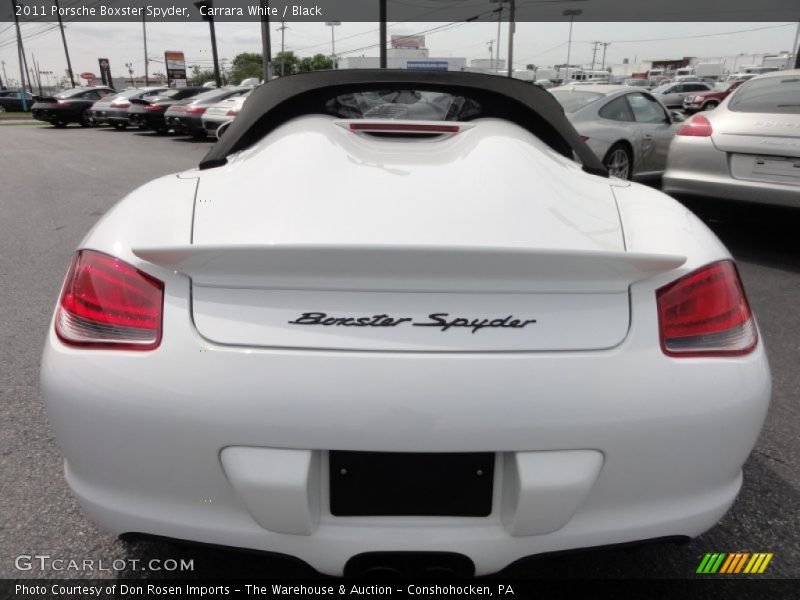  2011 Boxster Spyder Carrara White